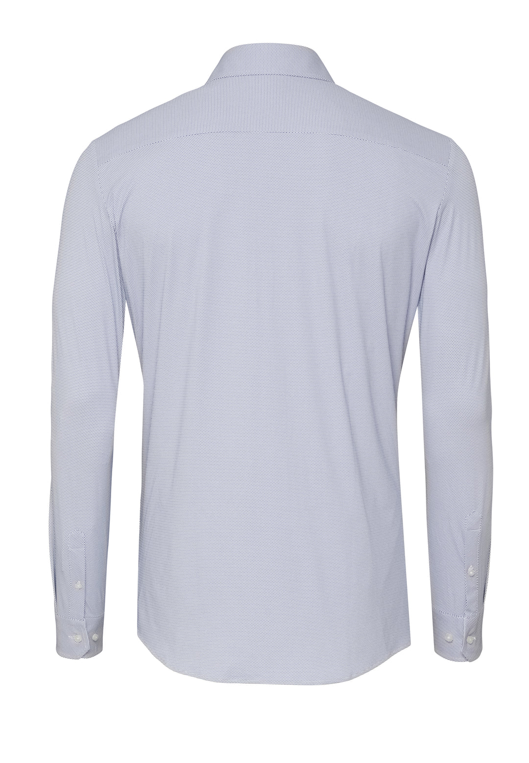 E41303-21740 PURE- Functional Hemd Langarm 110 uni mittelblau