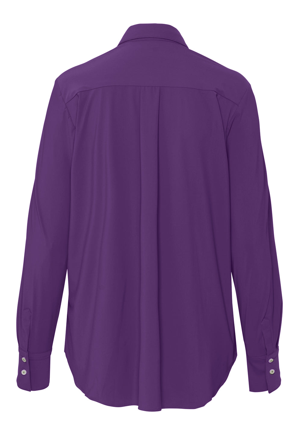 E41350-91911 PURE- Functional Bluse modern fit Langarm 806 uni violett