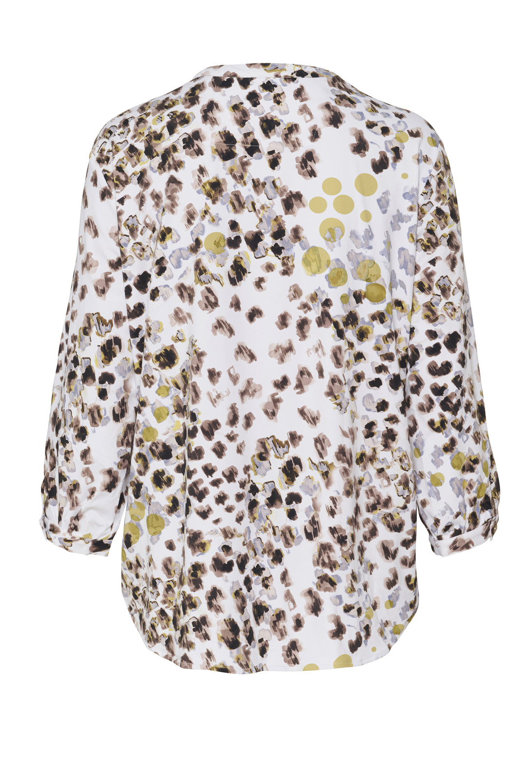 E41352-91918 PURE- Functional Bluse Langarm 274 druck hellbraun