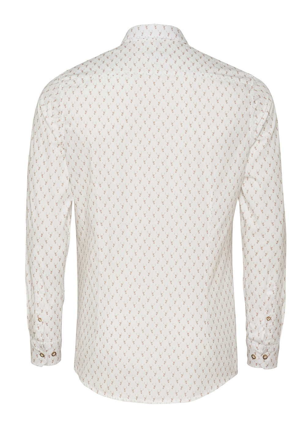 E42600-21196 PURE Tracht Hemd slim fit Langarm 273 druck beige