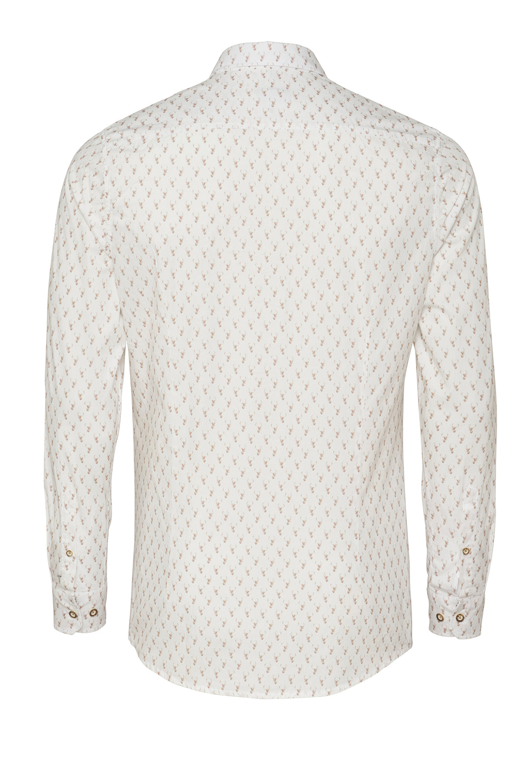 E42600-21196 PURE Tracht Hemd slim fit Langarm 273 druck beige