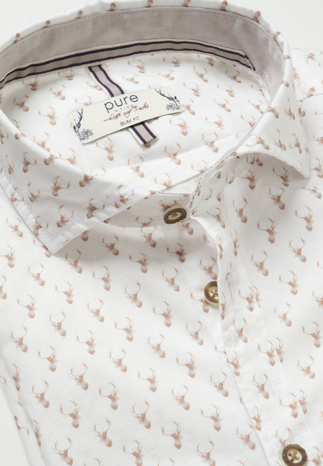 E42600-21196 - Tracht Hemd slim fit - beige