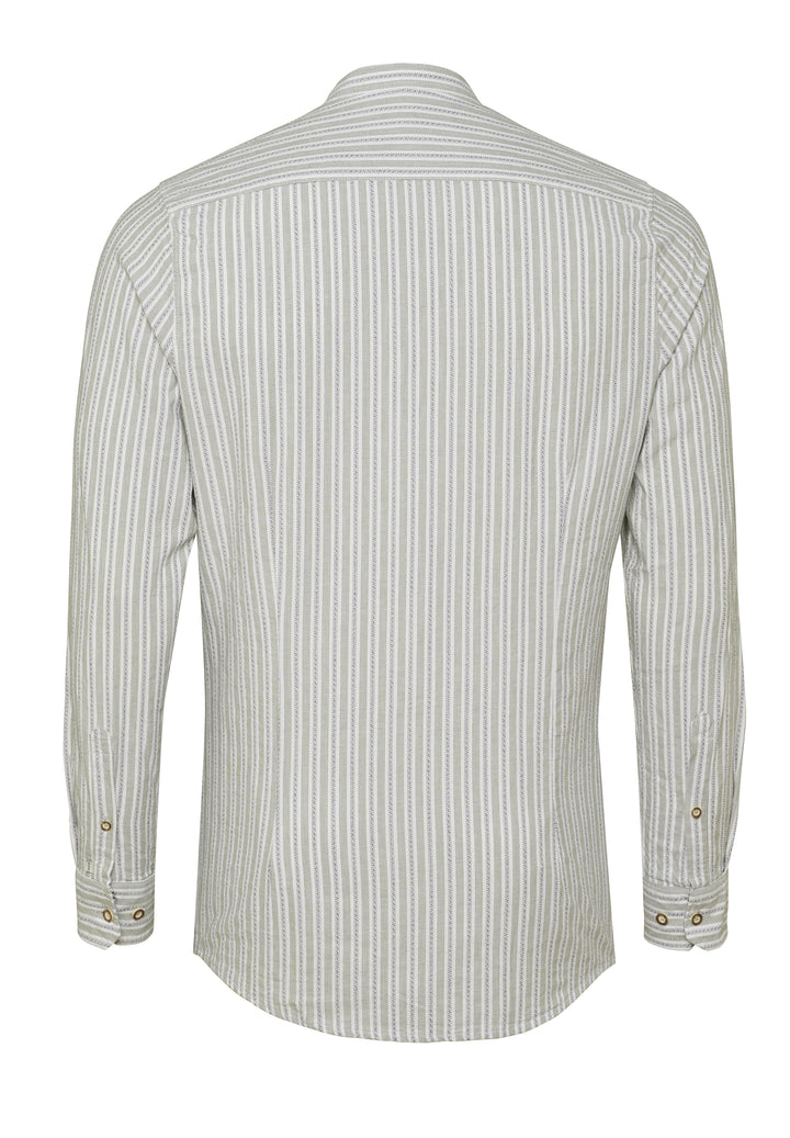E42608-21696 PURE Tracht Hemd slim fit Langarm 463 streifen grün