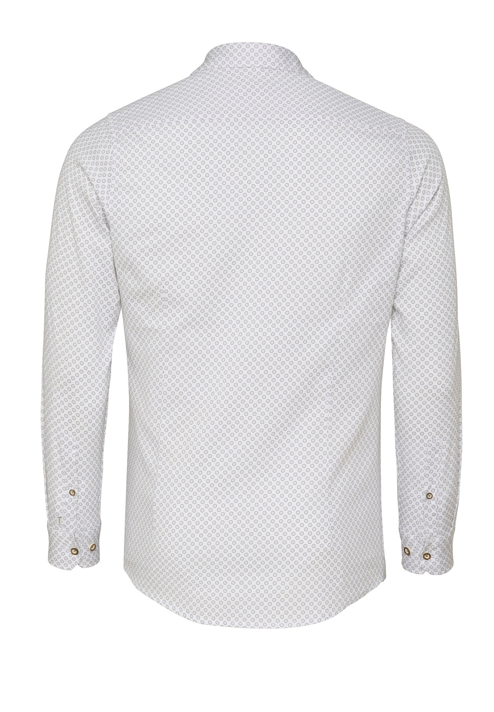 E42609-21193 PURE Tracht Hemd slim fit Langarm 773 druck grau
