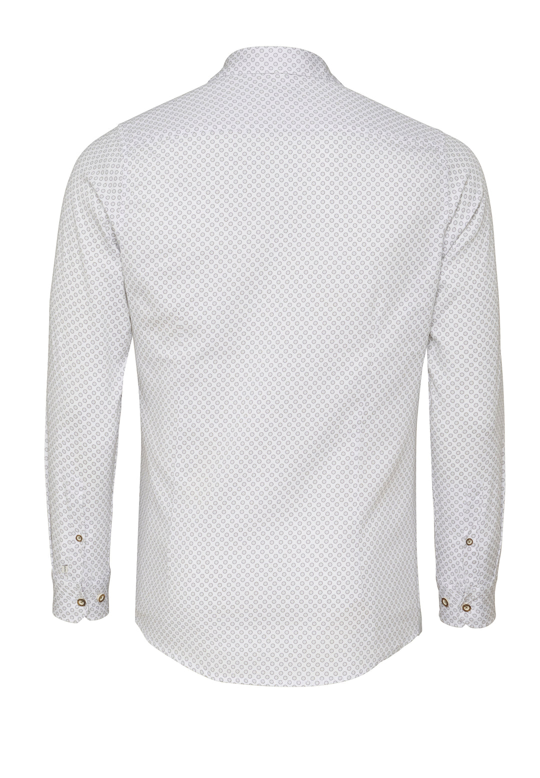 E42609-21193 PURE Tracht Hemd slim fit Langarm 773 druck grau