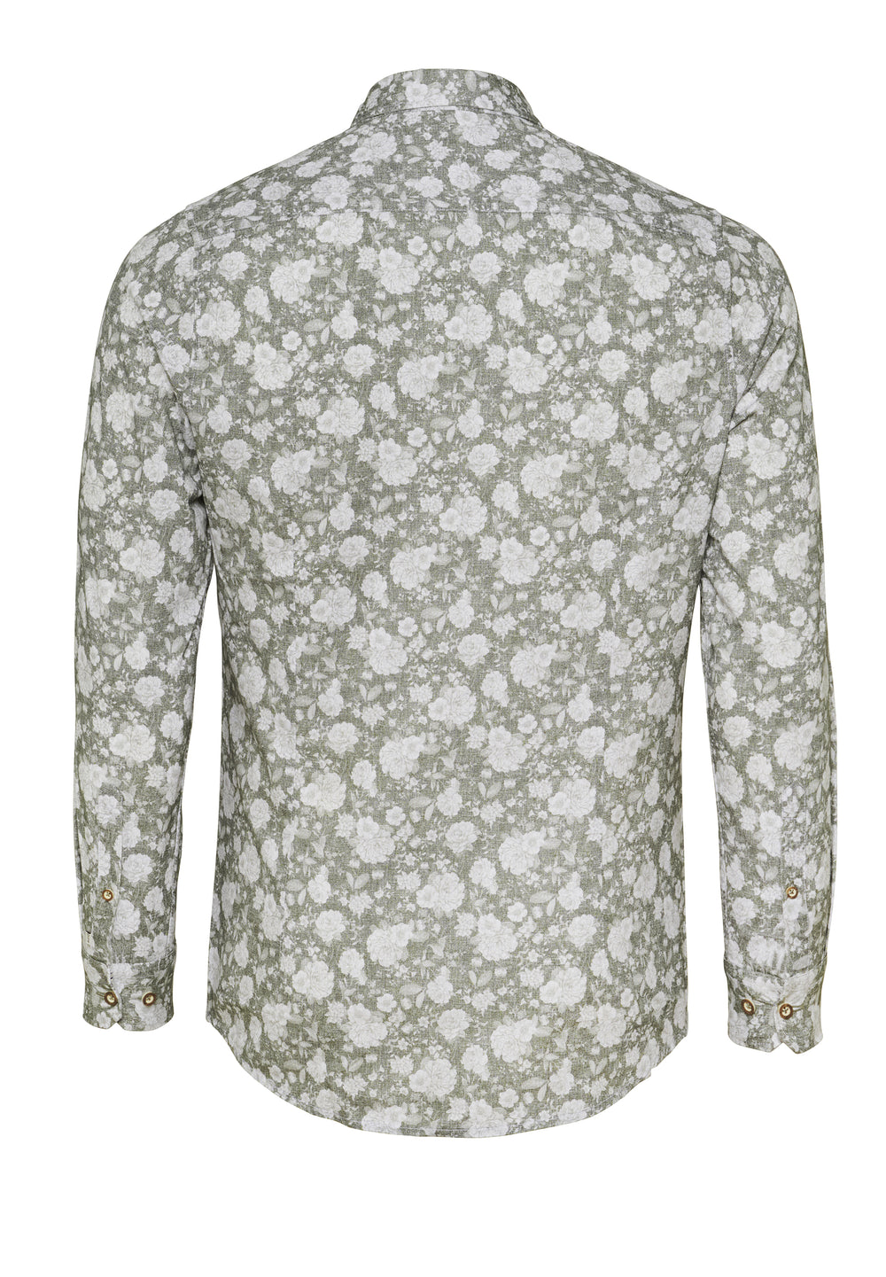 E42610-21193 PURE Tracht Hemd slim fit Langarm 476 druck oliv