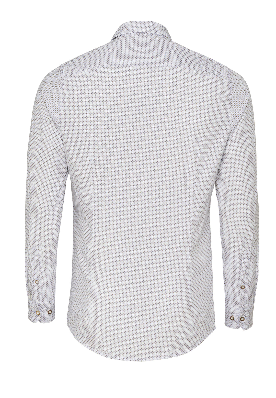 E42612-21195 PURE Tracht Hemd slim fit Langarm 273 druck beige