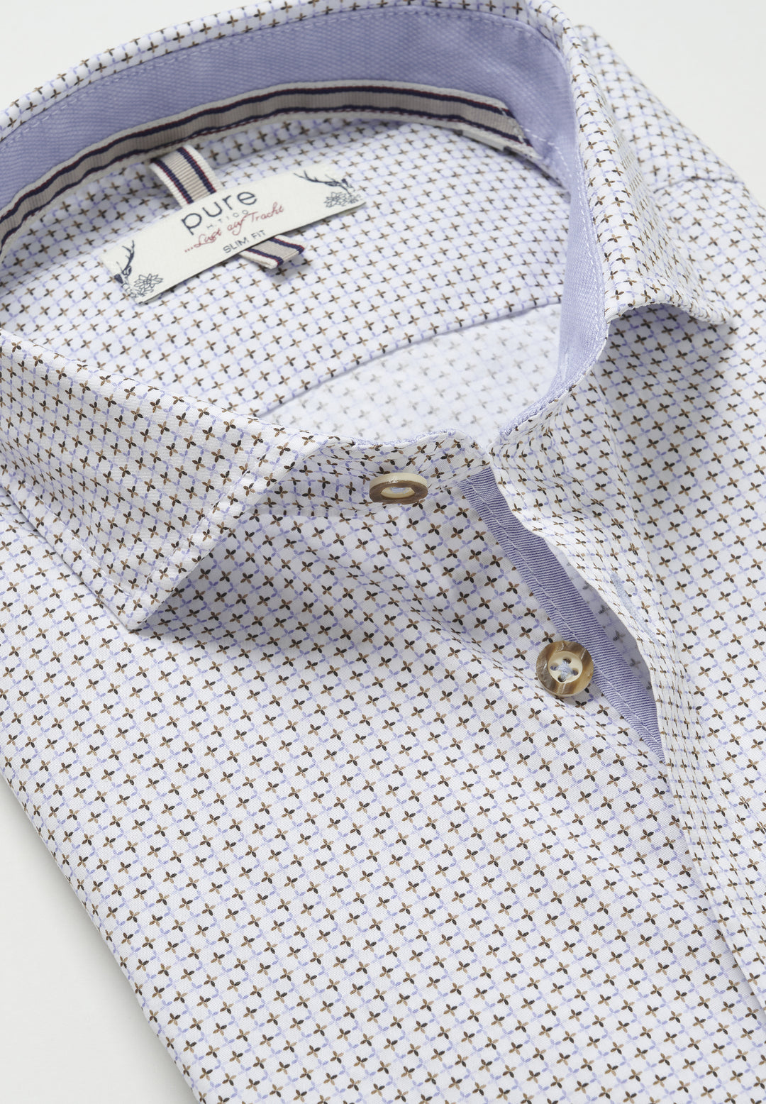 E42612-21195 - Tracht Hemd slim fit - beige