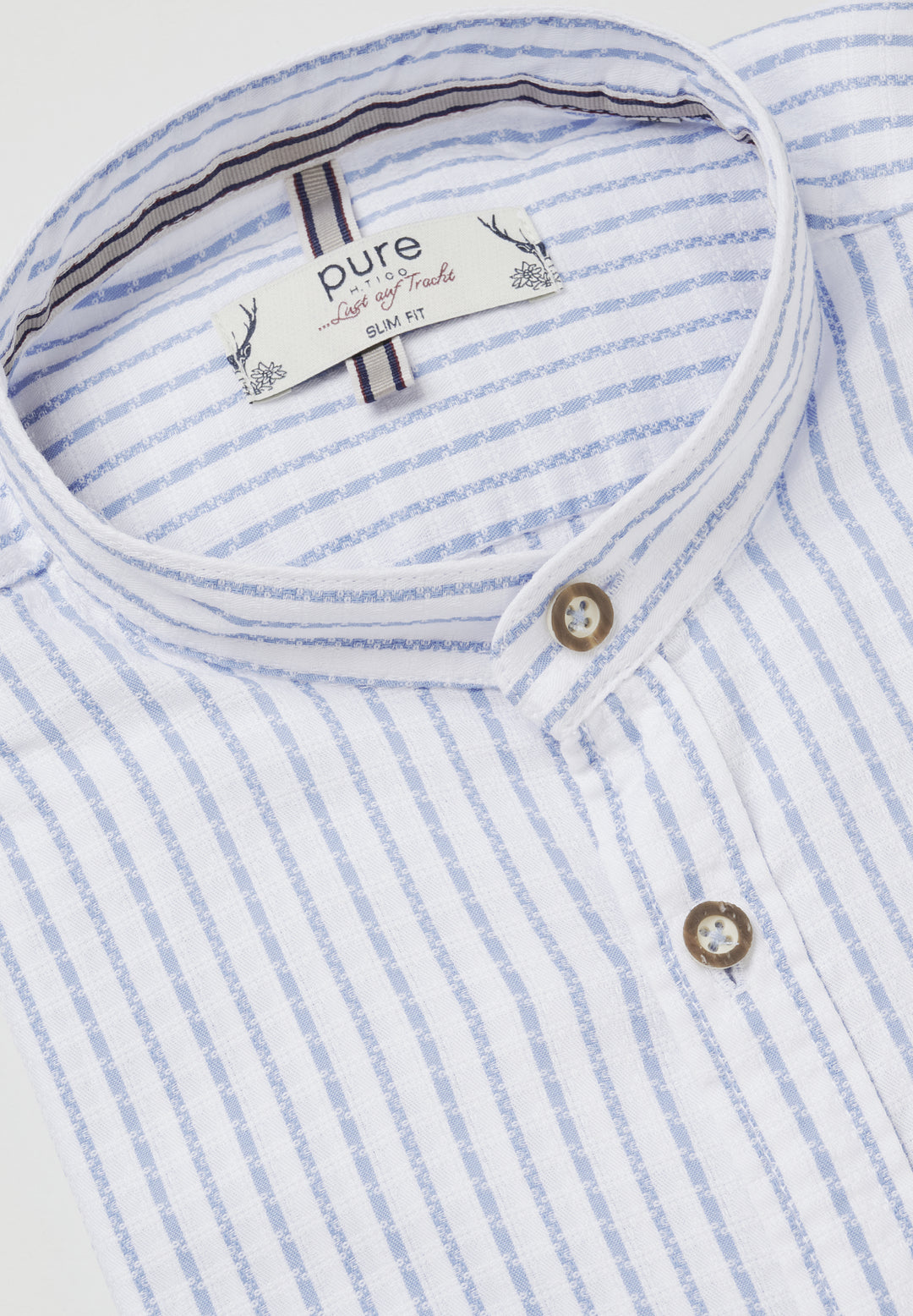 E42613-21695 - Tracht Hemd slim fit - blau