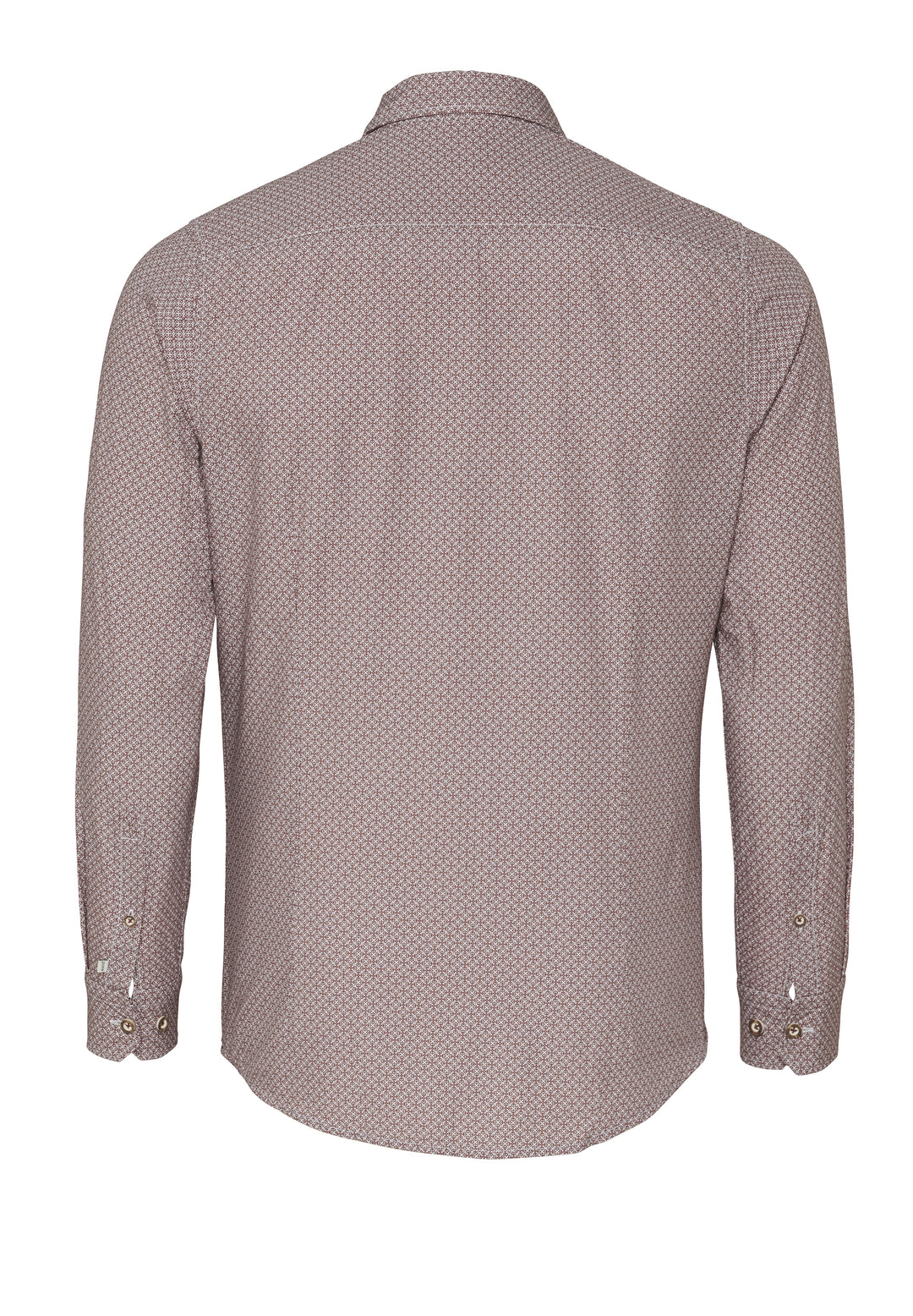 E42618-21299 PURE Tracht Hemd slim fit Langarm 377 druck bordeaux