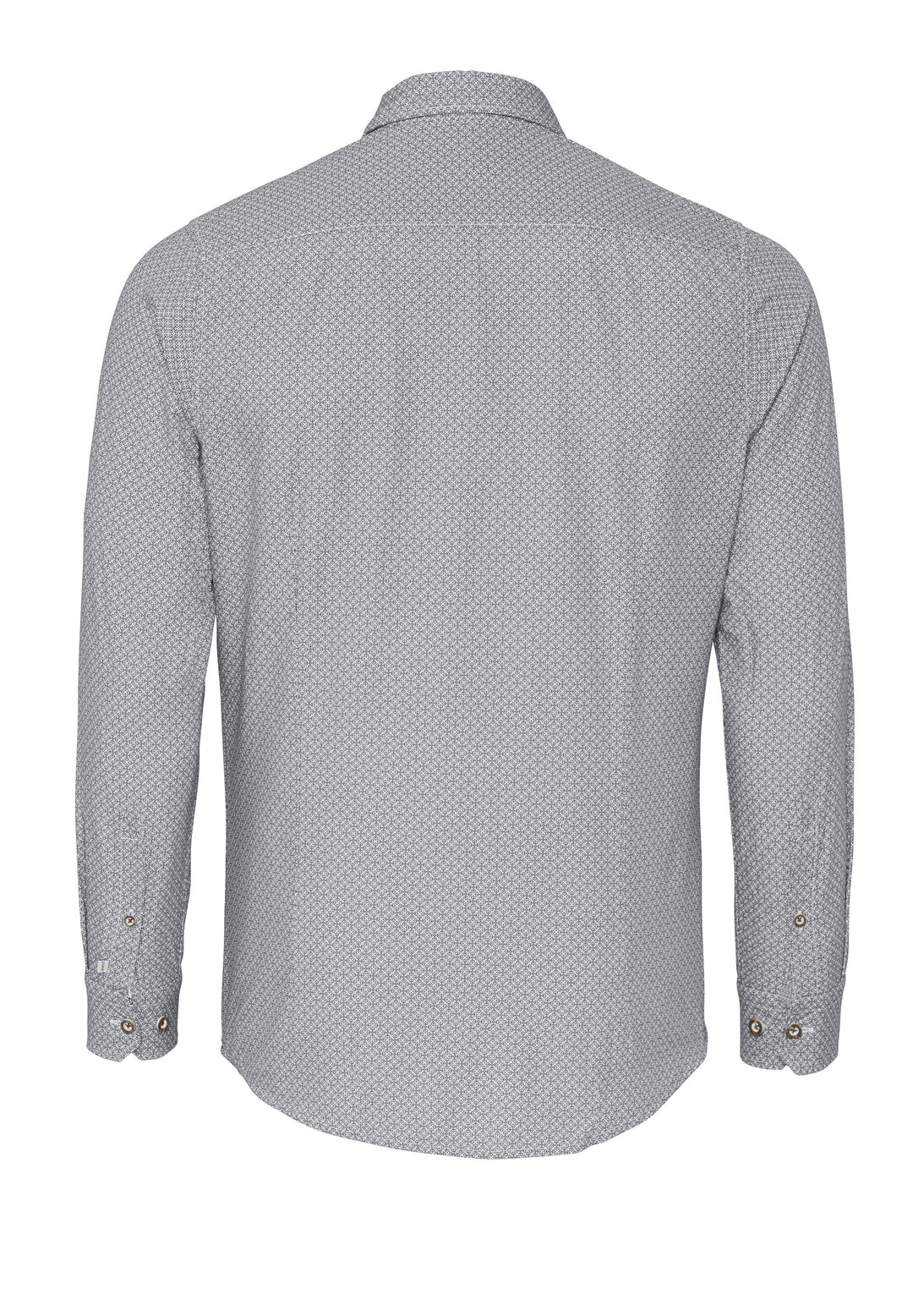 E42618-21299 PURE Tracht Hemd slim fit Langarm 773 druck grau