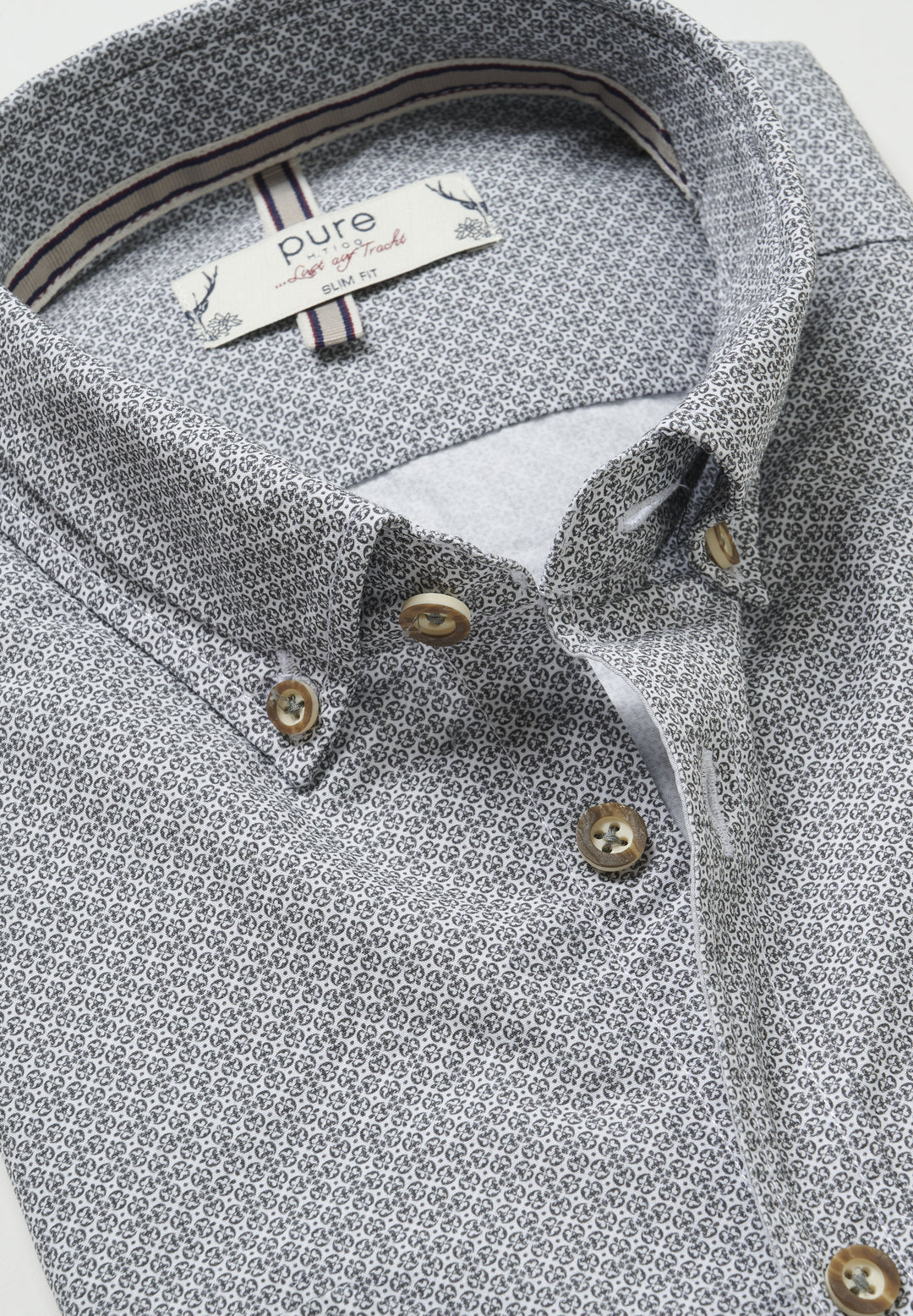E42618-21299 - Tracht Hemd slim fit - grau