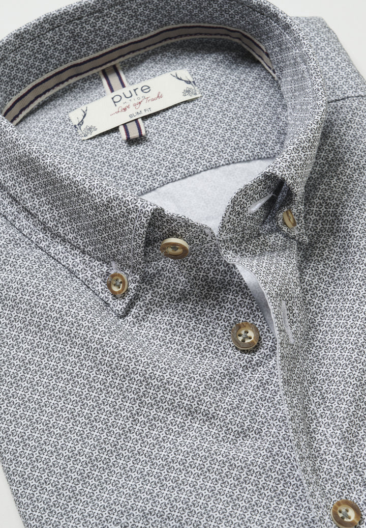 E42618-21299 - Tracht Hemd slim fit - grau
