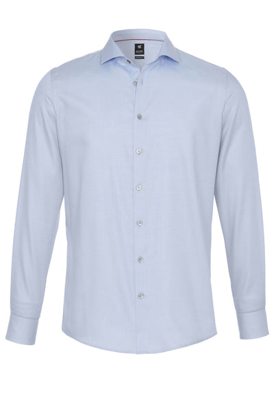 3380-498 - City Hemd Black - blau - pureshirt