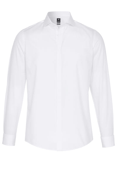 3382-400 - City Hemd Black - weiß - pureshirt