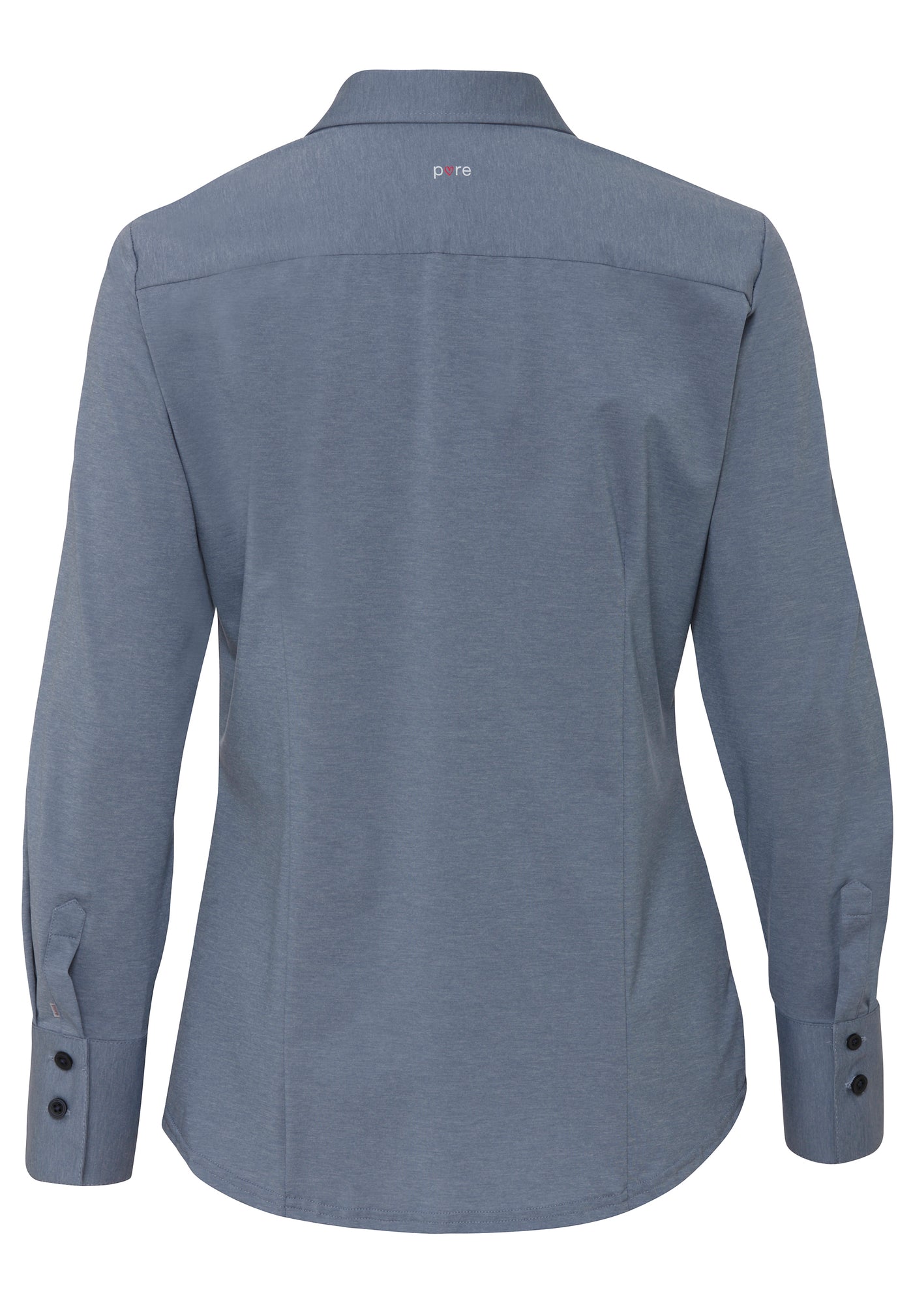 3385-91900 - Functional Bluse slim fit - blau
