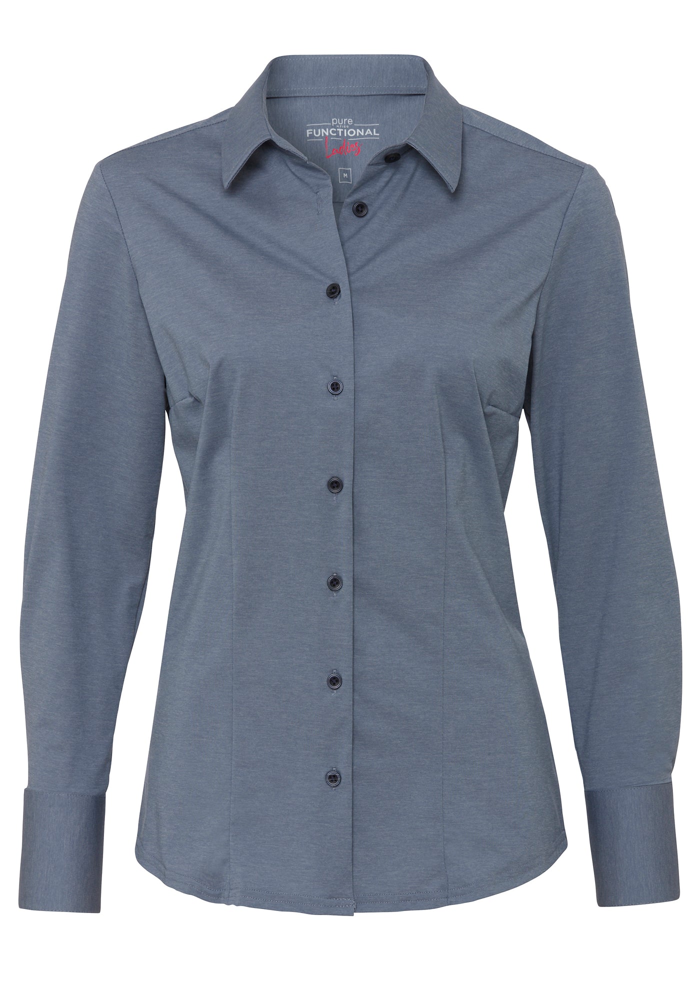 3385-91900 - Functional Bluse slim fit - blau