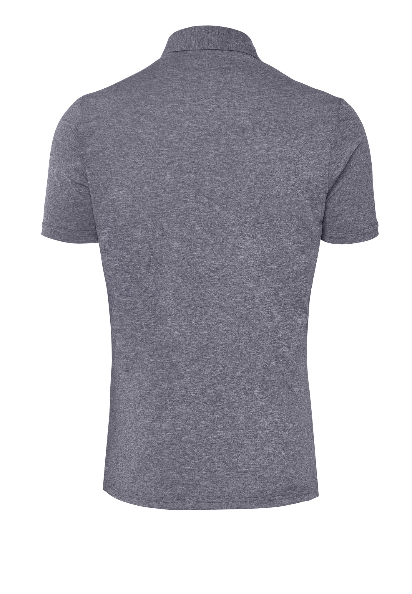 3393-92920 - Functional Polo Zip slim fit - grau - pureshirt