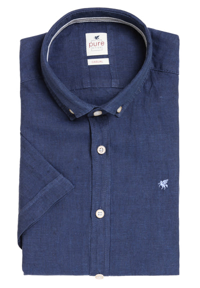 3801-22220 - Casual Hemd - blau