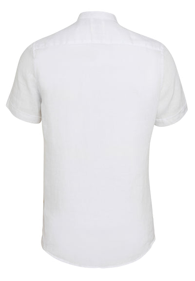 3801-22620 PURE- Casual Hemd Halbarm 900 uni weiß