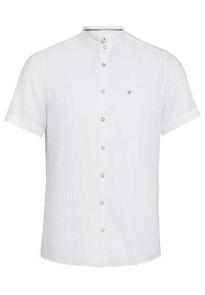 3801-22620 PURE- Casual Hemd Halbarm 900 uni weiß