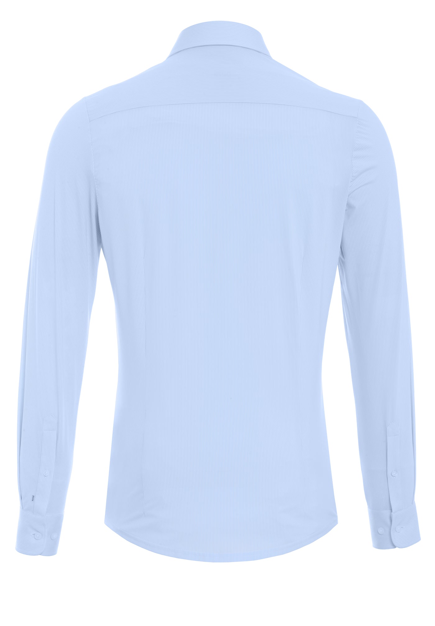 4028-21750 PURE- Functional Hemd Langarm 160 streifen hellblau