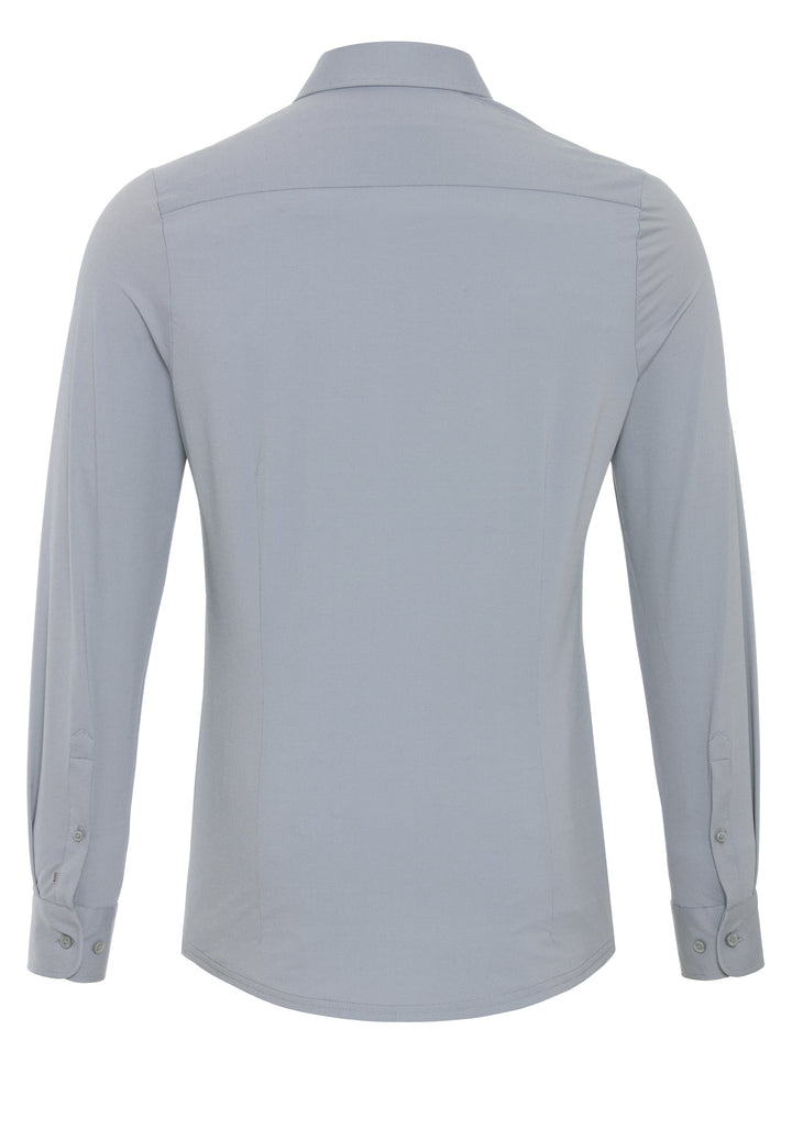 4030-21750 PURE- Functional Hemd Langarm 710 uni grau