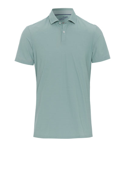 4035-92930 Pure Functional Polo Knopf slim fit Halbarm 400 uni hellgrün