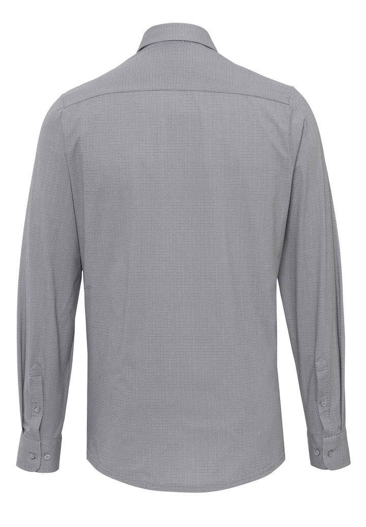 4046-21750 PURE- Functional Hemd Langarm 773 druck grau