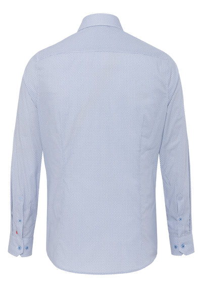 4055-11104 PURE- City Hemd modern fit Langarm 170 druck hellblau