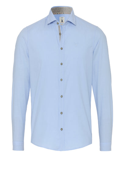 5010-21301 - Traditional shirt slim fit - blue