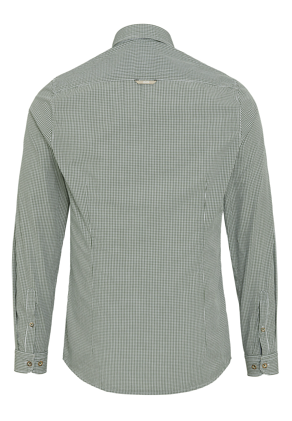 5017-21294 PURE Tracht Hemd slim fit Langarm 453 karo grün