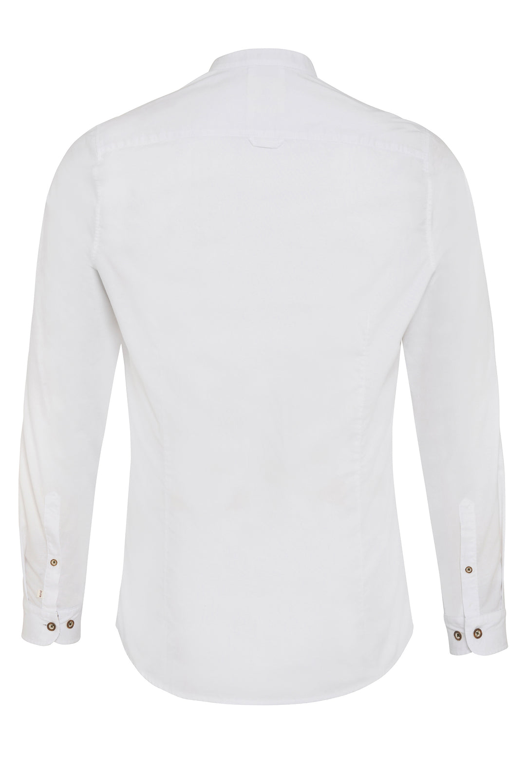 5021-21680 PURE Tracht Hemd slim fit Langarm 902 uni weiß