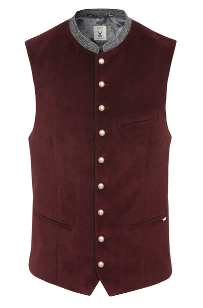 D12697-92697 - Traditional costume vest slim fit - red