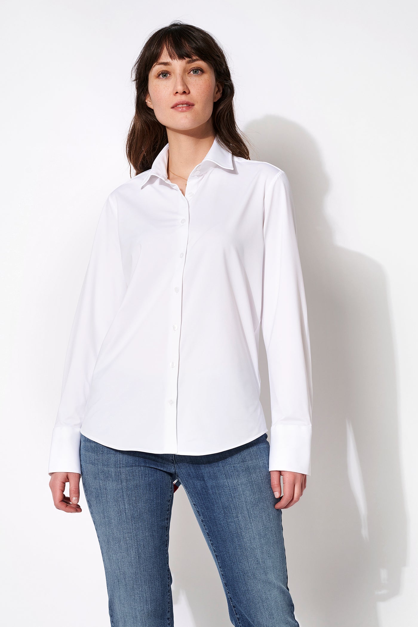 3385-91901 - Functional Oversize Bluse - weiss