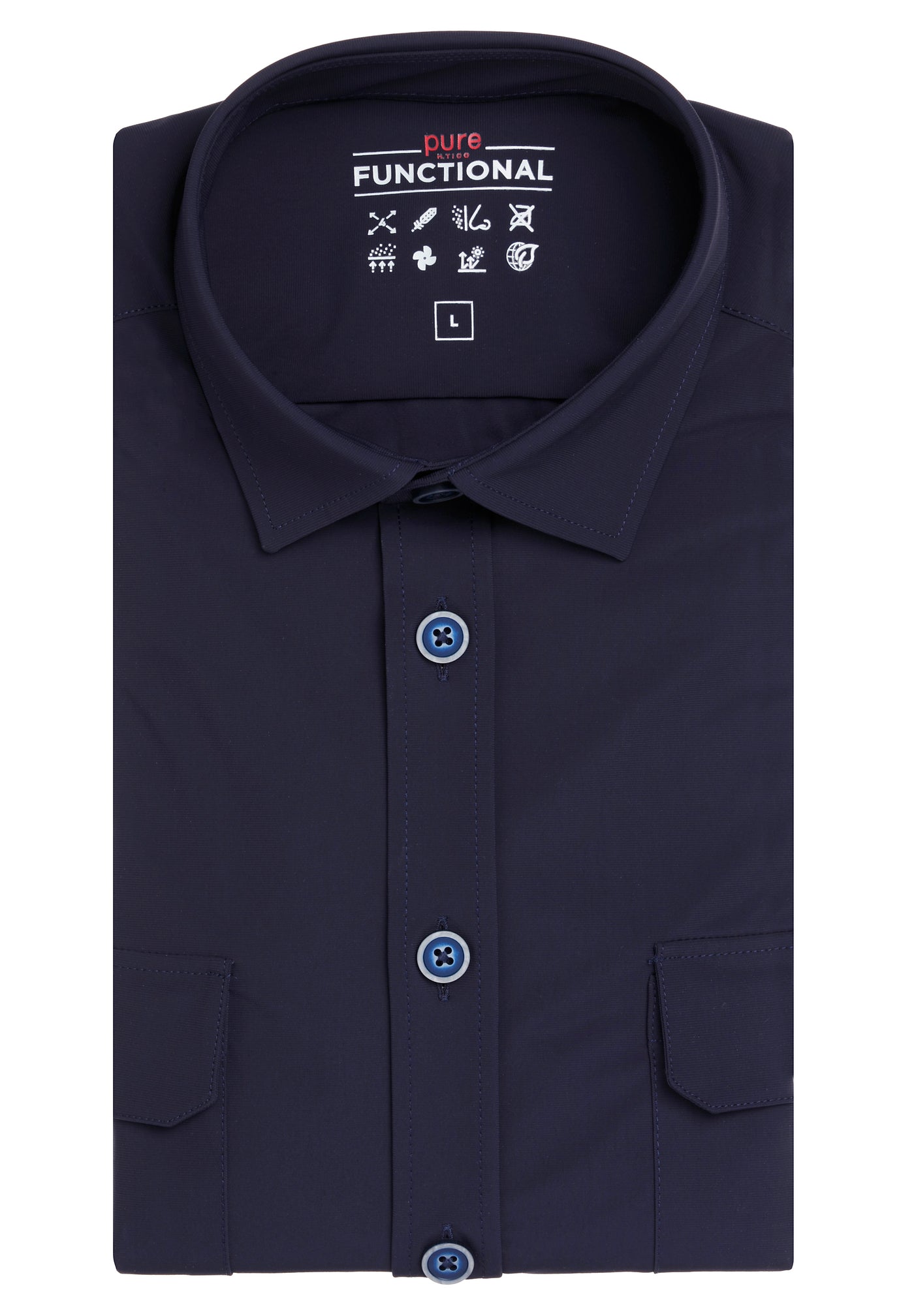 D31320-21140 - Functional Overshirt - blau