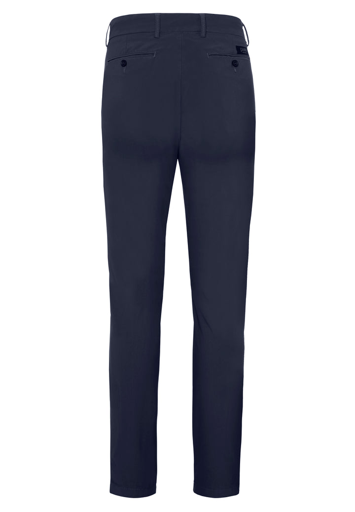 Rückansicht der D31410-99200 - Functional Hose in Blau mit zwei Gesäßtaschen. Stilvolle und funktionale Hose für Herren.