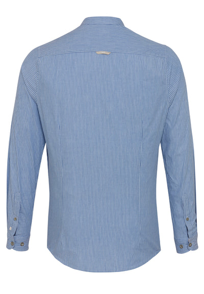 D52613-21694 PURE Tracht Hemd slim fit Langarm 160 streifen hellblau